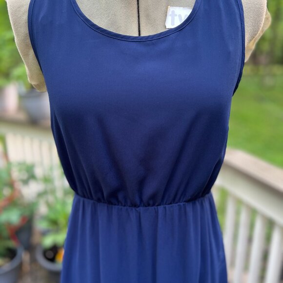 Divided by H&M Navy Blue Maxi Dress – Women’s Size 10 - Picture 3 of 8